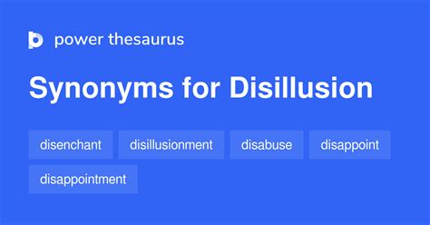 disillusioned synonym|another word for disillusion.